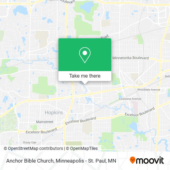 Anchor Bible Church map