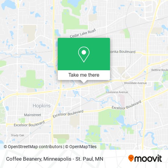 Coffee Beanery map