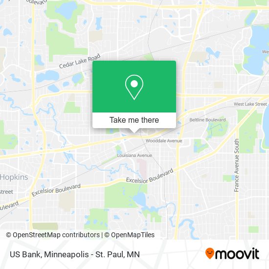 Mapa de US Bank