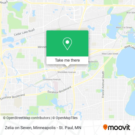Zelia on Seven map