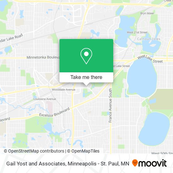 Mapa de Gail Yost and Associates