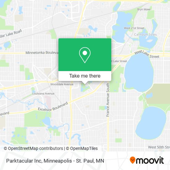 Parktacular Inc map