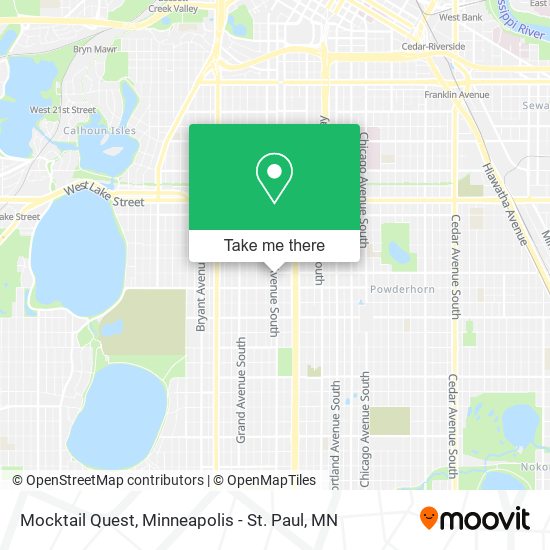 Mocktail Quest map