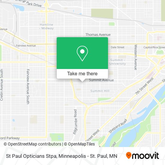 St Paul Opticians Stpa map