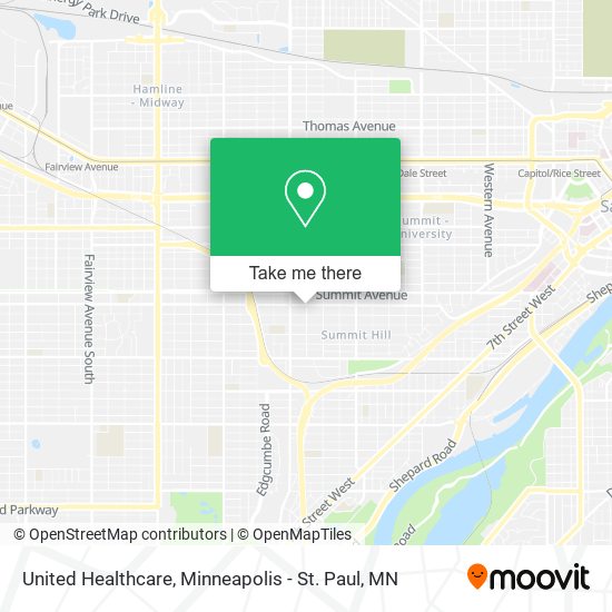 United Healthcare map
