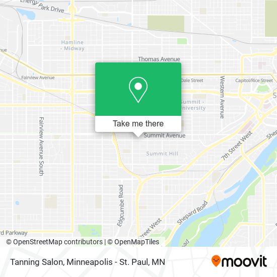 Tanning Salon map