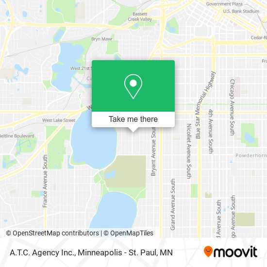 A.T.C. Agency Inc. map