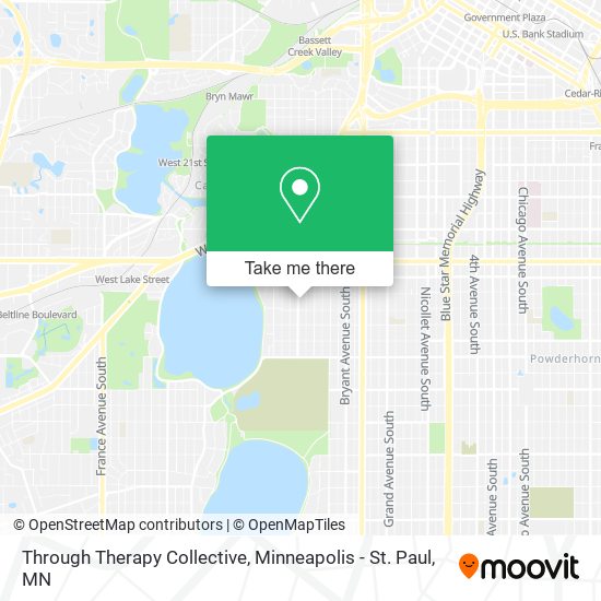 Through Therapy Collective map