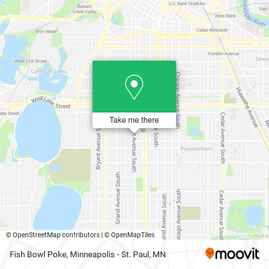 Fish Bowl Poke map