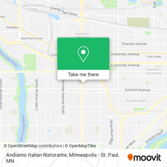Andiamo Italian Ristorante map