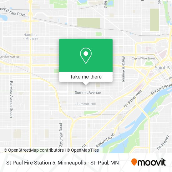 St Paul Fire Station 5 map