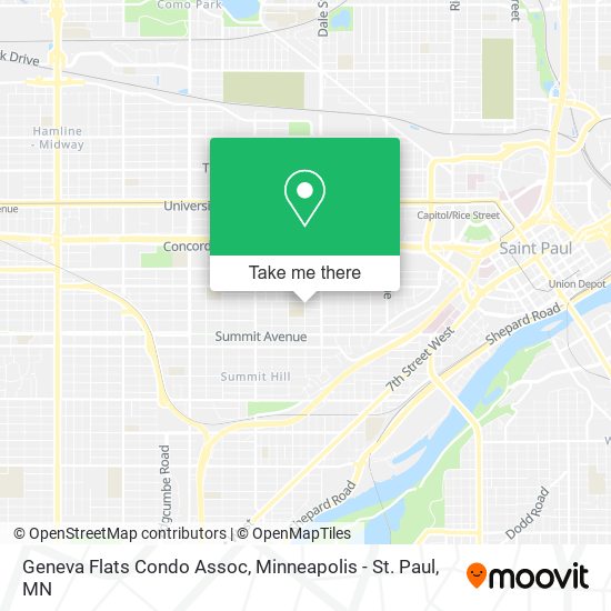 Geneva Flats Condo Assoc map