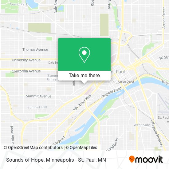 Mapa de Sounds of Hope