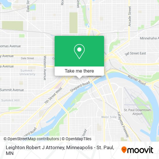 Leighton Robert J Attorney map