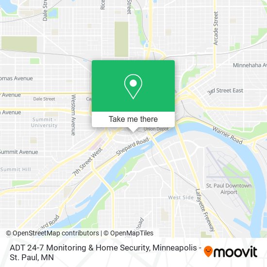 ADT 24-7 Monitoring & Home Security map