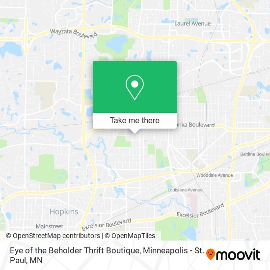 Eye of the Beholder Thrift Boutique map