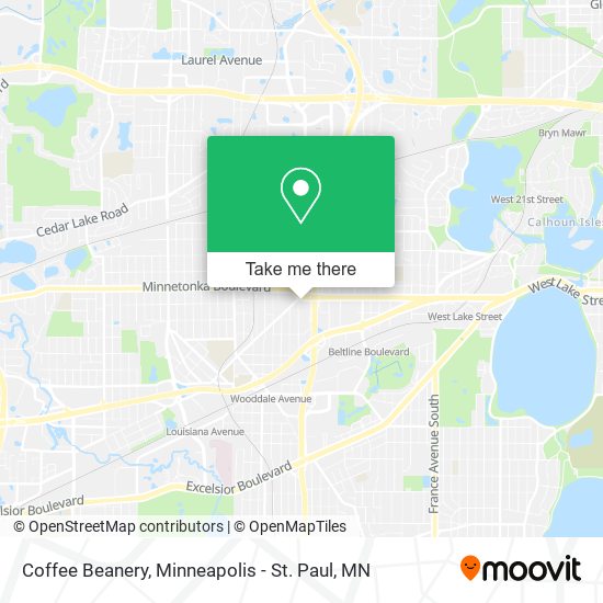 Coffee Beanery map