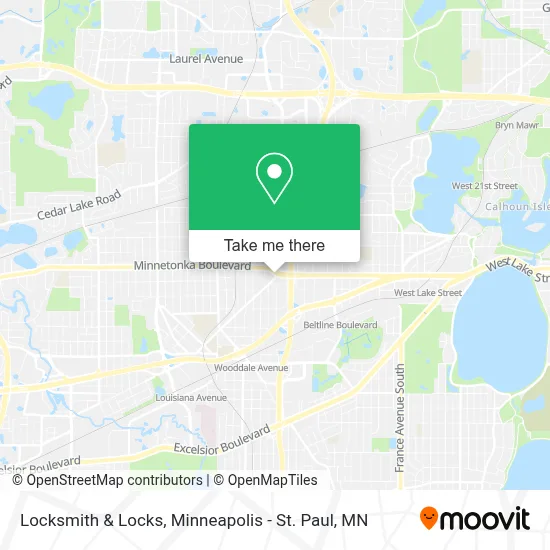 Locksmith & Locks map