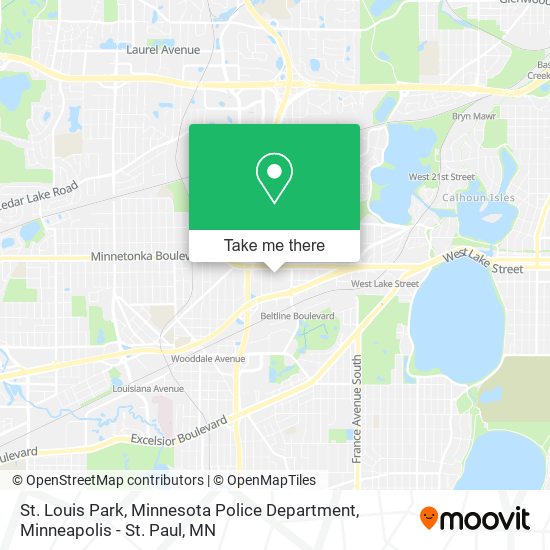 St. Louis Park, Minnesota Police Department map