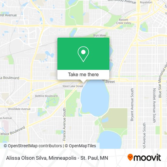 Alissa Olson Silva map