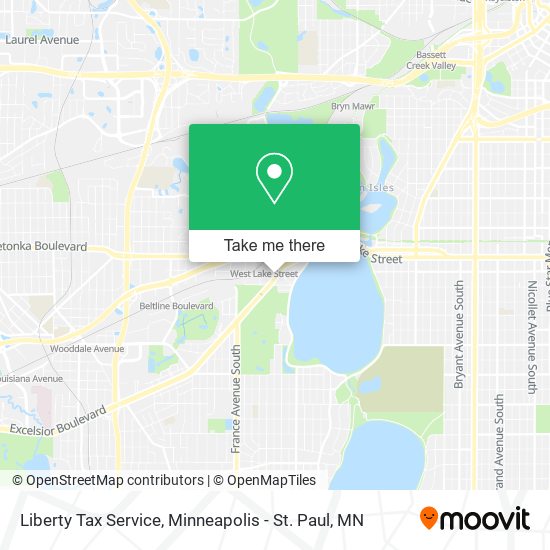 Mapa de Liberty Tax Service