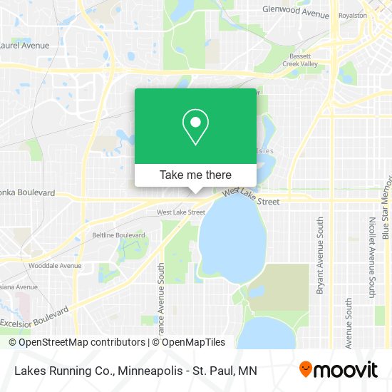 Mapa de Lakes Running Co.