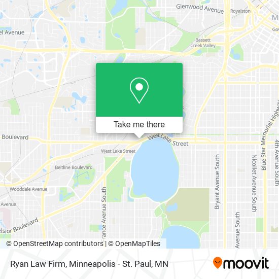 Ryan Law Firm map