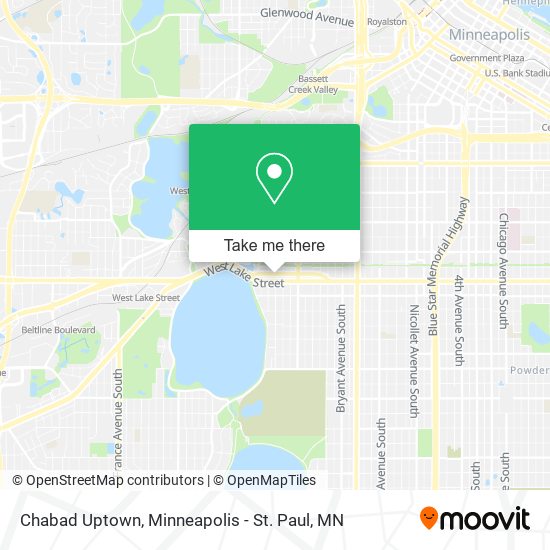 Mapa de Chabad Uptown