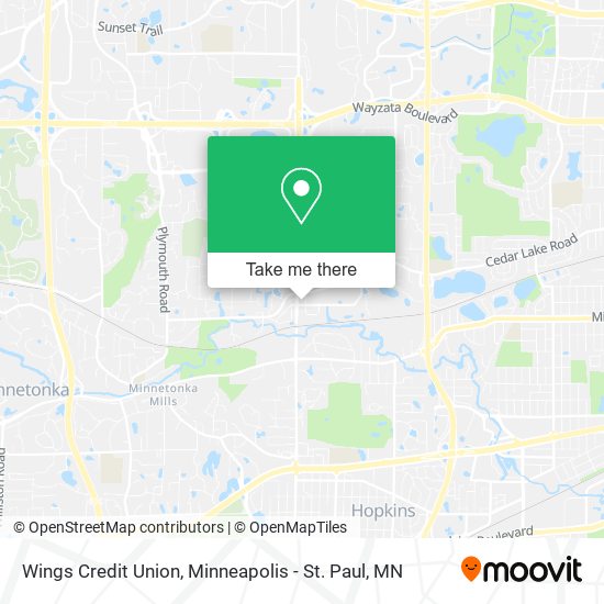 Wings Credit Union map