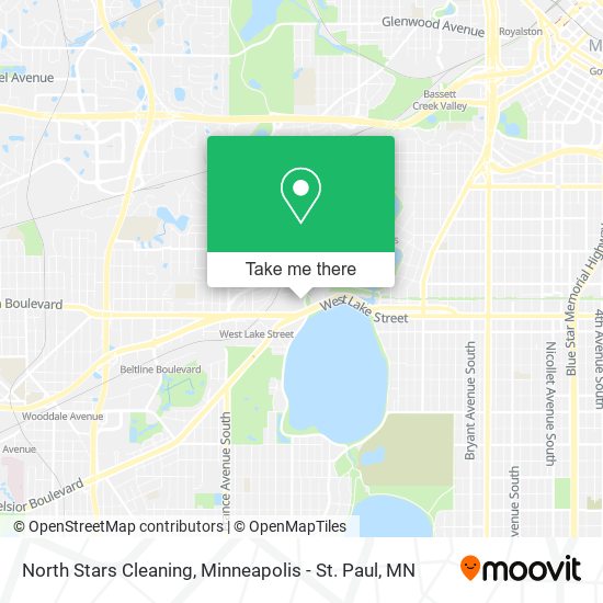 North Stars Cleaning map