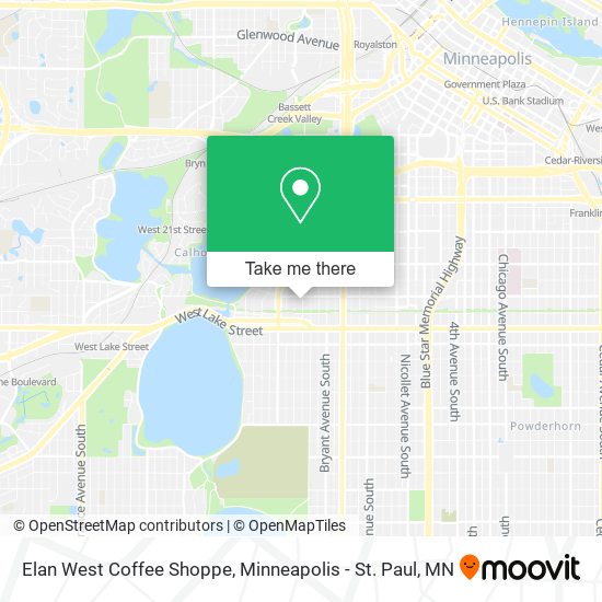 Elan West Coffee Shoppe map