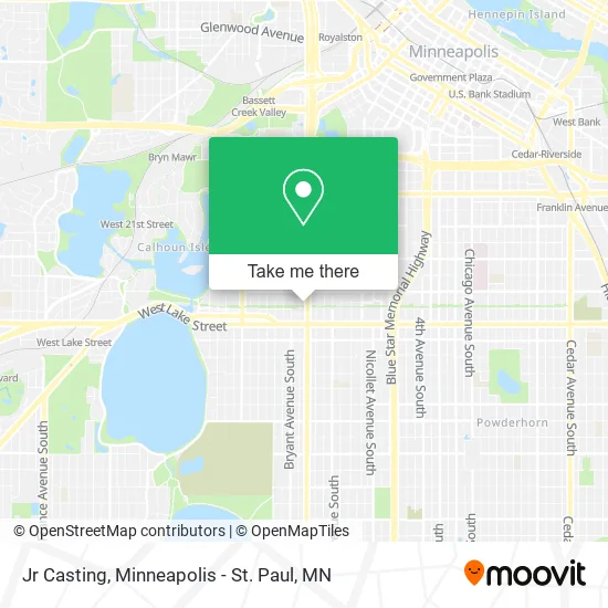 Jr Casting map