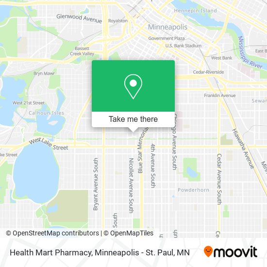 Health Mart Pharmacy map