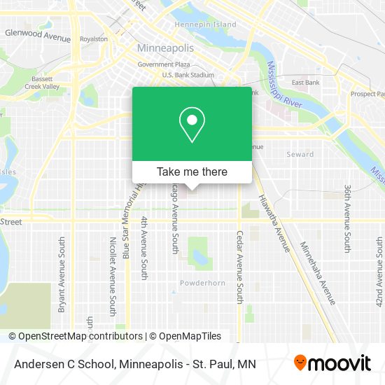 Andersen C School map