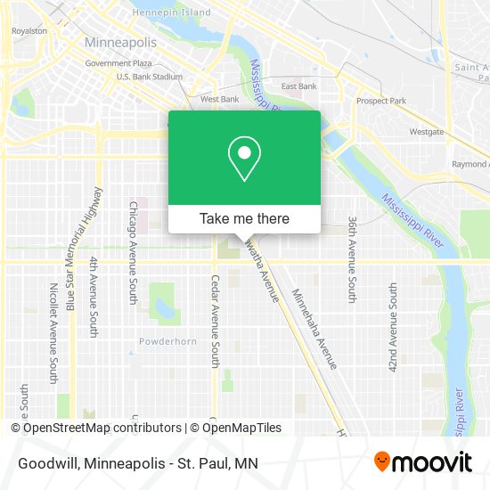 Goodwill map