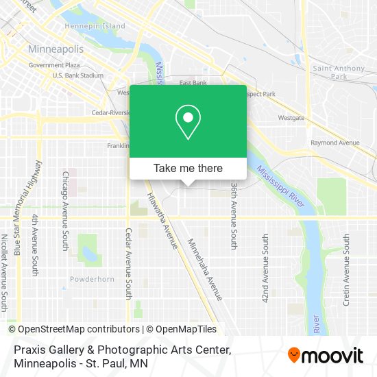 Mapa de Praxis Gallery & Photographic Arts Center