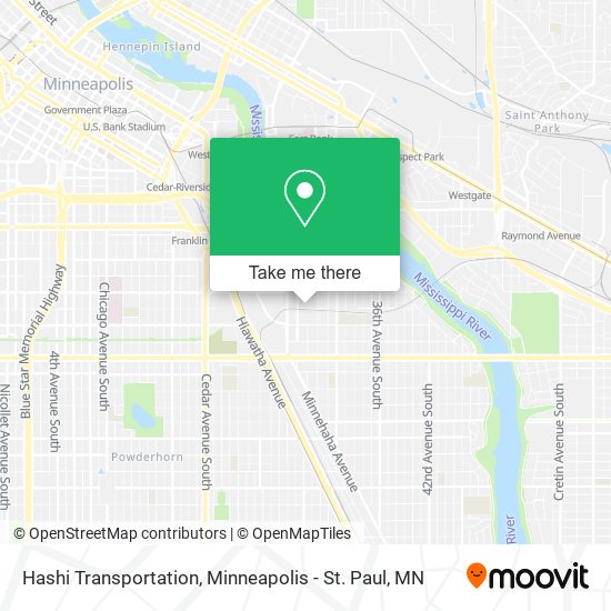 Hashi Transportation map
