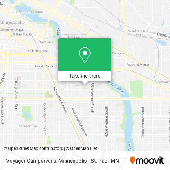 Voyager Campervans map