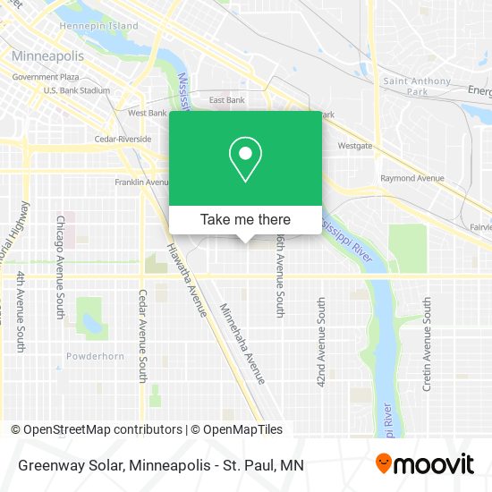 Greenway Solar map