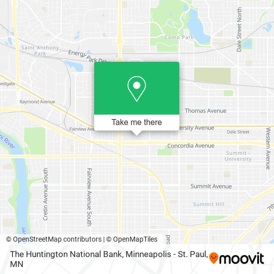 The Huntington National Bank map