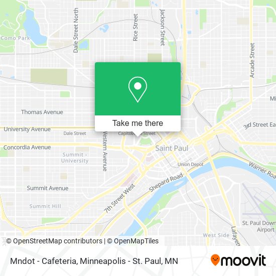 Mapa de Mndot - Cafeteria