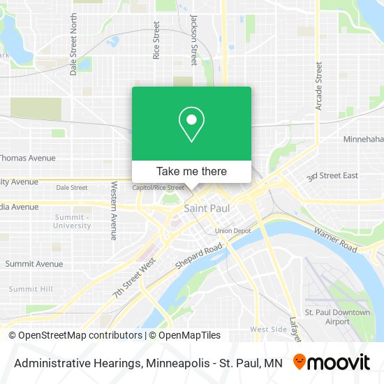 Mapa de Administrative Hearings