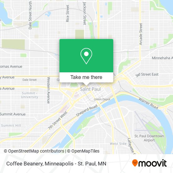 Coffee Beanery map
