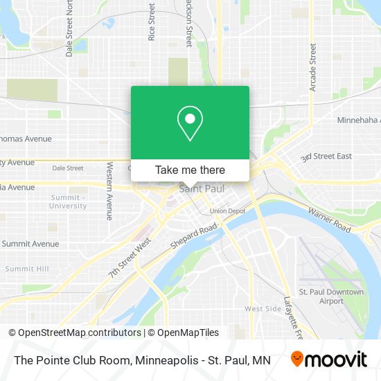 The Pointe Club Room map