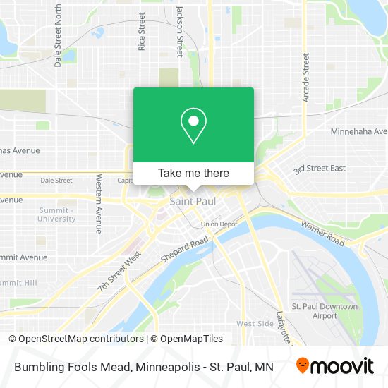 Bumbling Fools Mead map