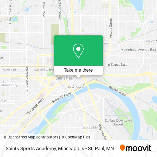 Saints Sports Academy map