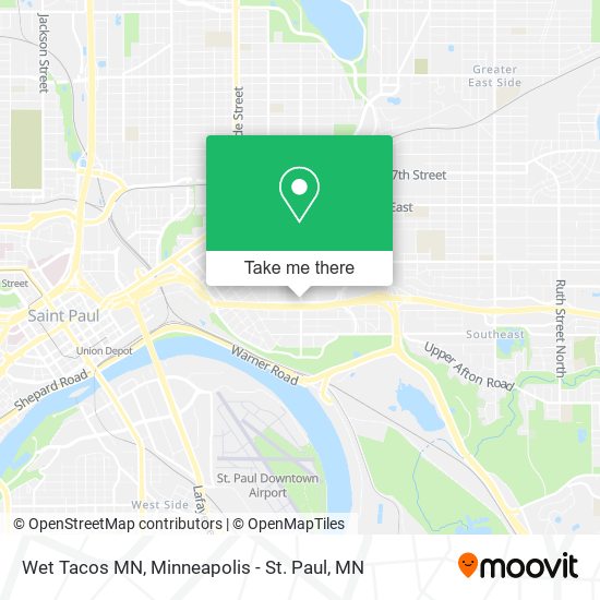 Wet Tacos MN map
