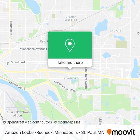 Mapa de Amazon Locker-Rucheek