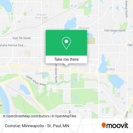 Coinstar map