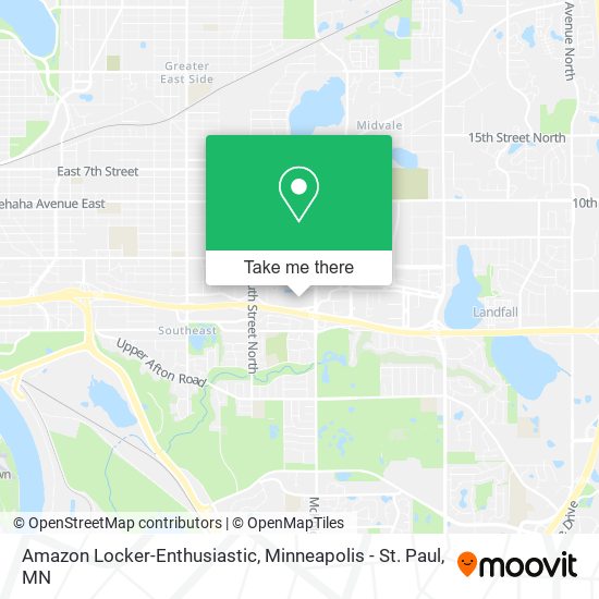 Amazon Locker-Enthusiastic map